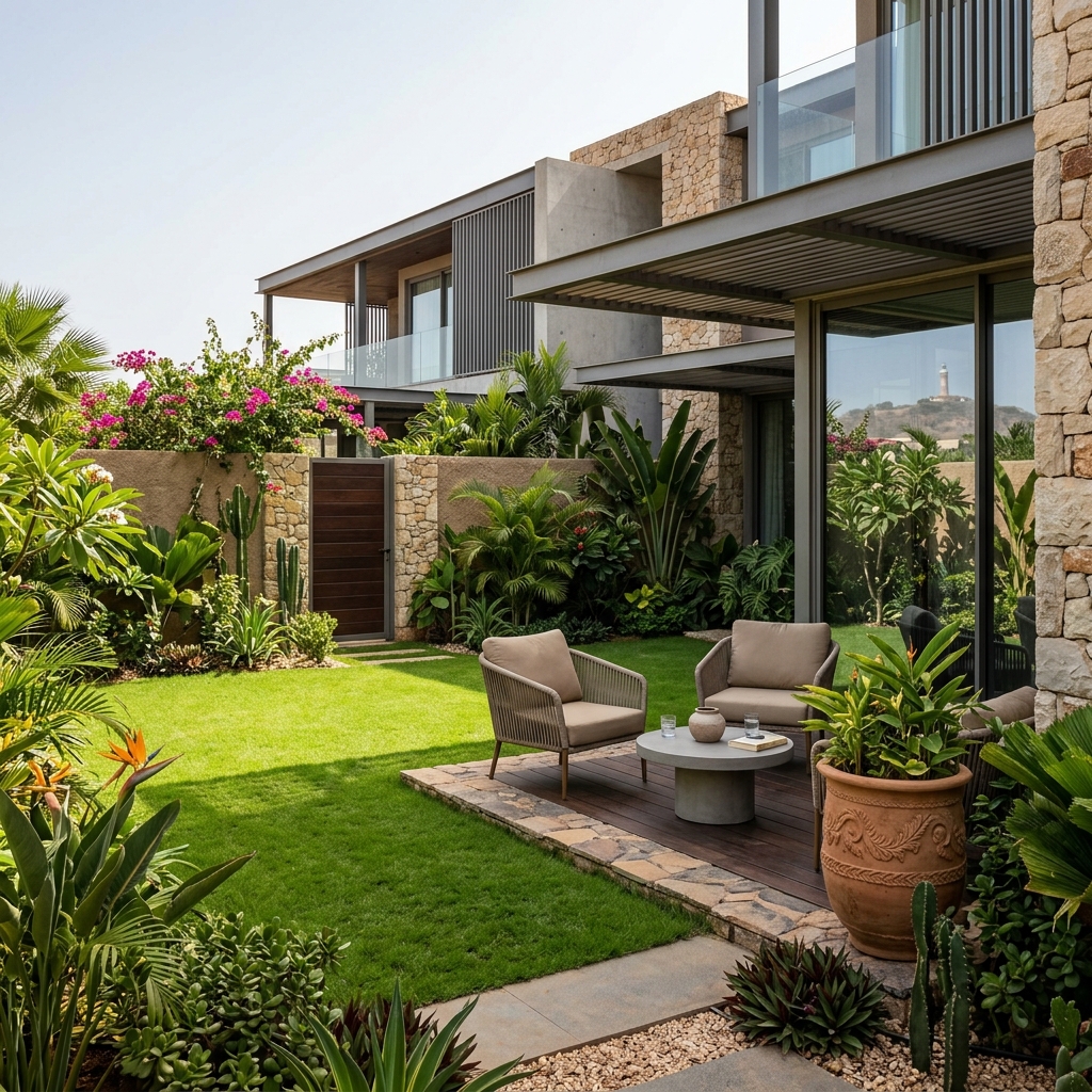 Maison Mamelles Jardin